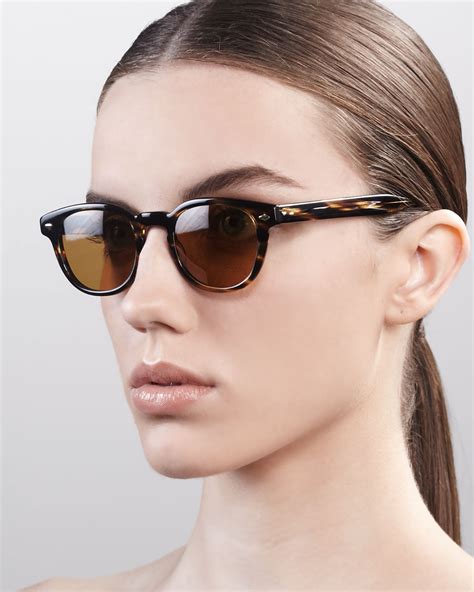 Lyst Oliver Peoples Sheldrake Sunglasses In Black