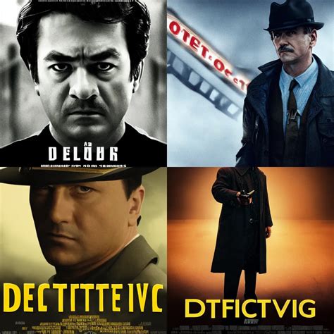 A Movie Poster Of A Detective Epic Cinematic Stable Diffusion