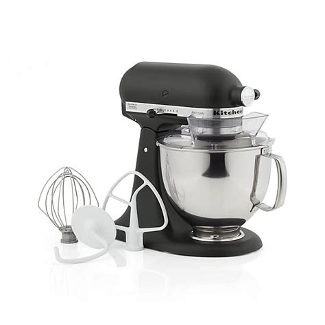 Kitchenaid ® Artisan Matte Black Stand Mixer | Crate and ...