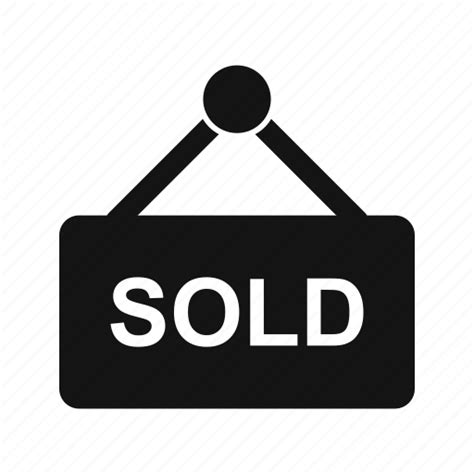 Real Estate Sign Sold Icon