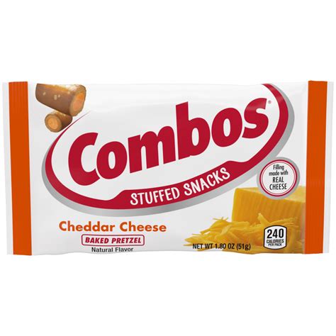 Combos Cheddar Cheese Pretzel Baked Snacks 18 Oz Bag Combos®