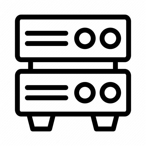 Database Mainframe Server Storage Icon Download On Iconfinder
