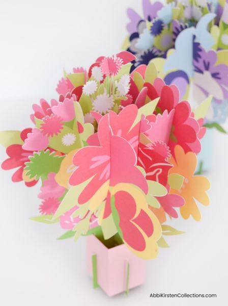 How to Make Pop-up Flower Cards with Free Templates and ...