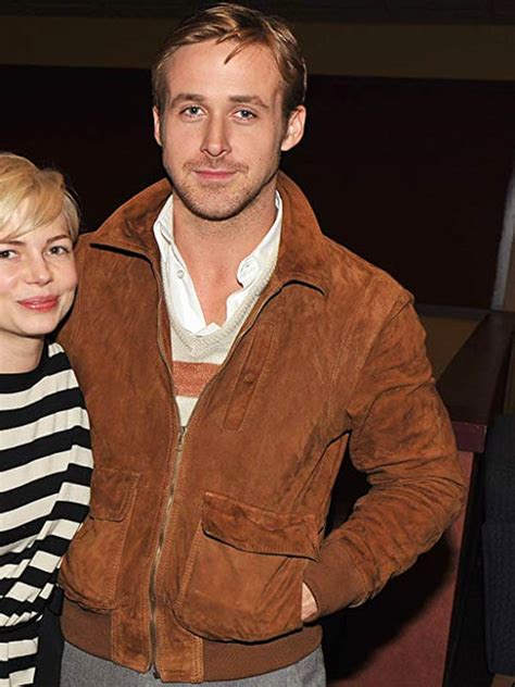 Ryan Gosling Blue Valentine Suede Leather Jacket Fit Jackets