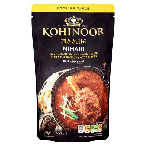Kohinoor Old Delhi Nihari Cooking Sauce 375g Indian And Curry Sauces
