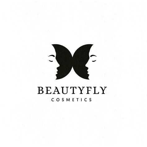 Creative Logo Designs — Beauty Cosmetics Logo Design Behind A