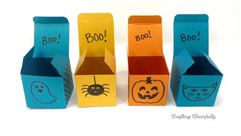 Diy Halloween Treat Boxes