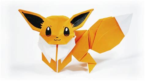Easy Origami Eevee Instructions Pokemon Go Paper Craft