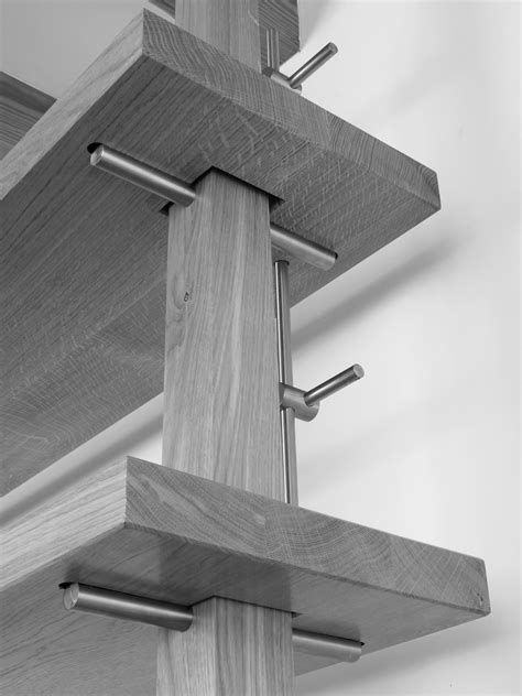 Diy adjustable shelving units how to build your own 6. Adjustable height desk, landing ~ shelving system detail | Anclaje | Pinterest | Shelving ...