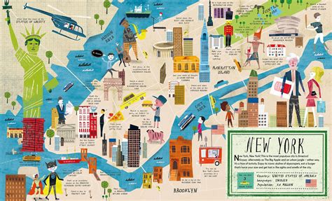 Travel Map Of New York City Map Of World
