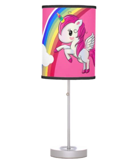 With stylish design, this lamp is suitable for almost any decor style of your house or office, easy to attract a guest's eyes, an ideal gift for some special celebration. Unicorn rainbow table lamp for girls bedroom or nursery ...