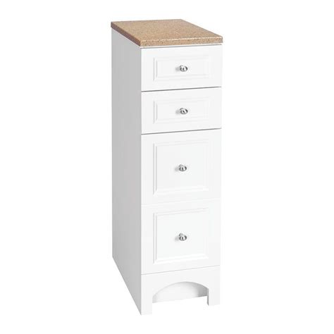 Get all of your bathroom supplies organized and stored with a new bathroom cabinet. Glacier Bay Modular 12-1/2 in. W Bathroom Storage Floor ...