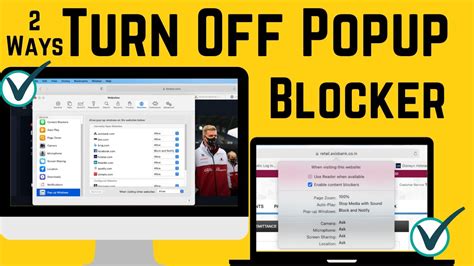 How To Turn Off Pop Up Blocker On Mac Macbook Safari Browser In 2021