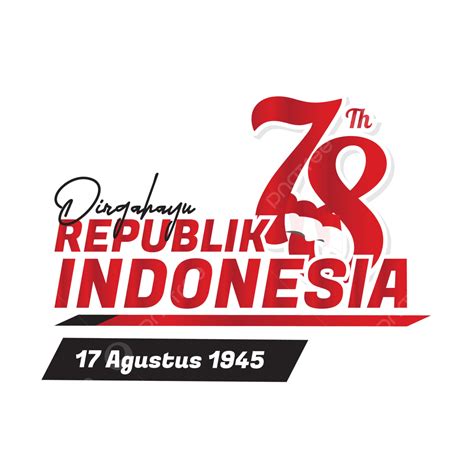 Gambar Kartu Ucapan Hut Ri Hari Kemerdekaan Indonesia Hd Vektor
