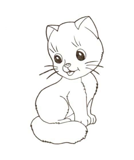 Sketsa gambar kucing untuk diwarnai www genialfoto com. Mewarnai Gambar Kucing Lucu - Mewarnai Gambar