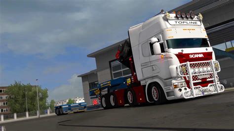 Scania Rjl Crane V2 0 Truck Mod For Euro Truck Simulator 2