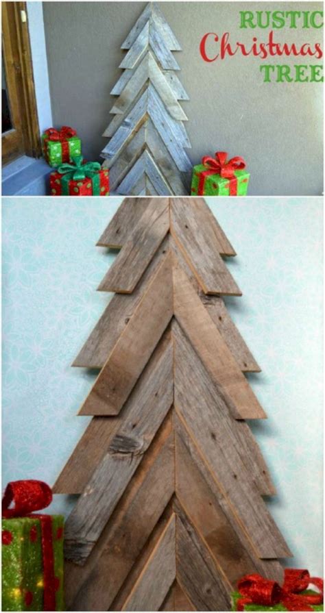 37 Ways To Make Your Own Christmas Tree From Pallet Wood Godiygocom