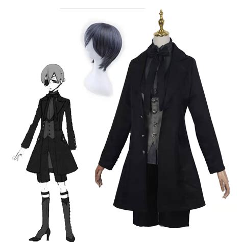 Anime Black Butler Cosplay Costume Adult Halloween Costume Ciel