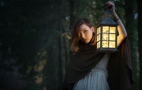 Girl With Lantern Wallpapers Wallpaper Cave
