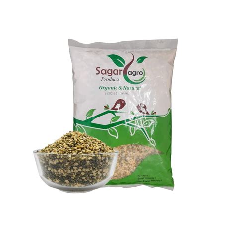 Organic Unpolished Moong Dal Chilkasplit 500 Gms By Sagar Agro