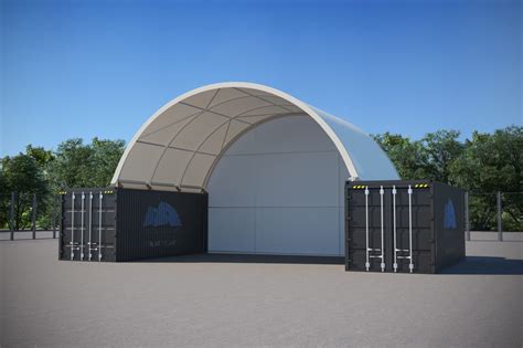 33 X 20ft Container Dome 10 X 6m Quality Domes Direct