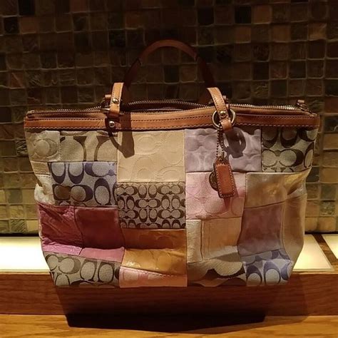 Selling this Coach Multi Patchwork Shoulder Bag in my Poshmark closet