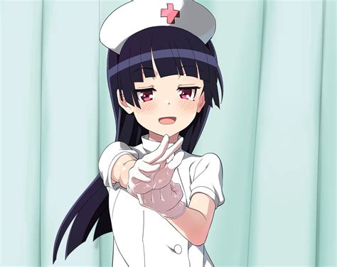 safebooru 1girl adjusting clothes adjusting gloves artist request black hair blush gloves hat