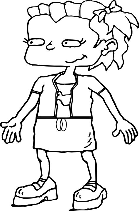 Awesome Lil Deville Rugrats All Grown Up Coloring Page Ninja Turtle