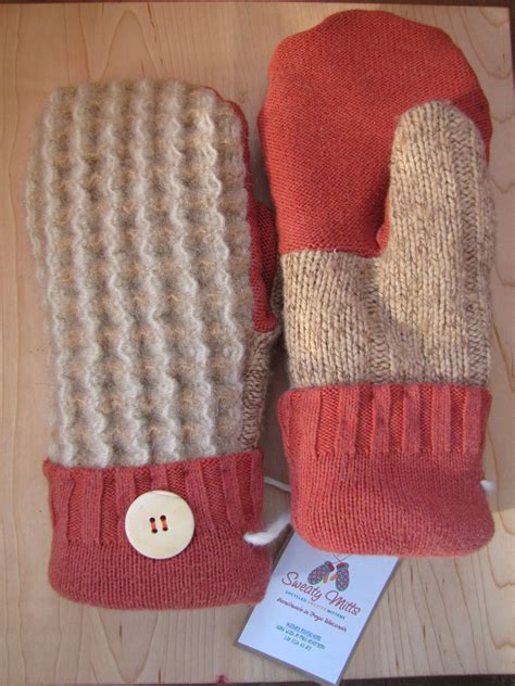 Sweaty Mitts Upcycled Sweater Mittens Etsy Store Sweater Mittens