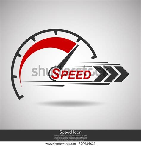 Speed Internet Silhouetteabstract Symbol Speed Logo Stock Vector