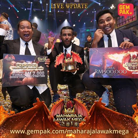 Keputusan pemenang maharaja lawak mega 2019 akhir. Kumpulan Puteh Juara program Maharaja Lawak Mega 2019