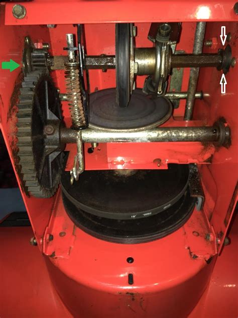 Ariens 724 Plastic Drive Gear And Friction Disc Question Snowblower