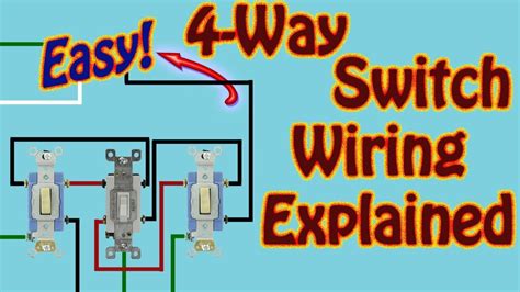 4 Way Switch Explained How To Wire A 4 Way Switch To Control A Single