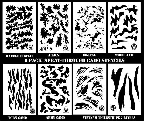 Printable Camo Stencils For Guns