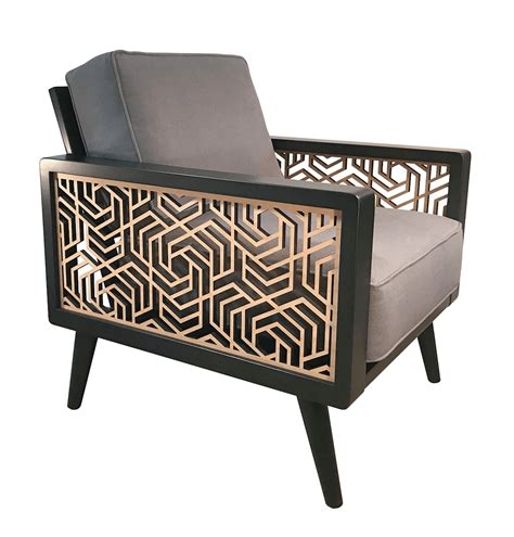 hexagon-mid-century-modern-lounge-chair,-gray-twist-modern