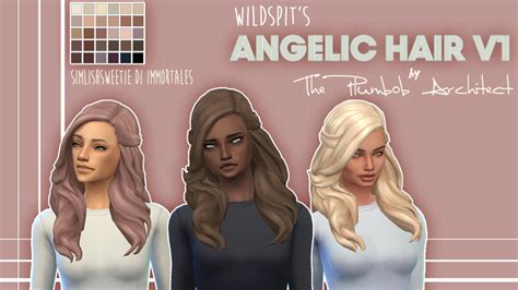 Sims 4 Hairs The Plumbob Architect Angelic Hair V1