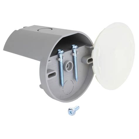 Most ceiling fan boxes are rated for fans or light fixtures weighing up to 75 pounds depending on the installation method. Commercial Electric 12 cu. in. Plastic NM Fan Box with ...