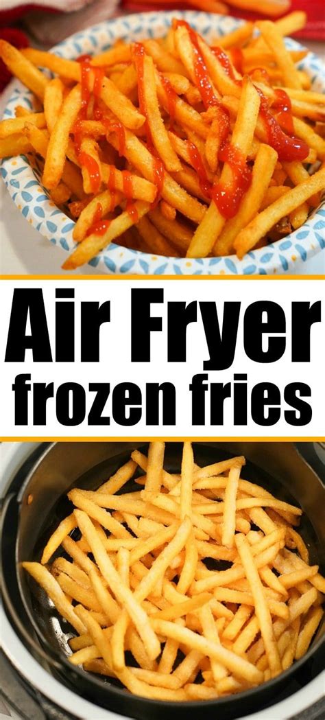 Instead you break open a bag of frozen sweet potato fries and throw them into the air fryer. Frozen french fries air fryer style are the best!! Crispy ...
