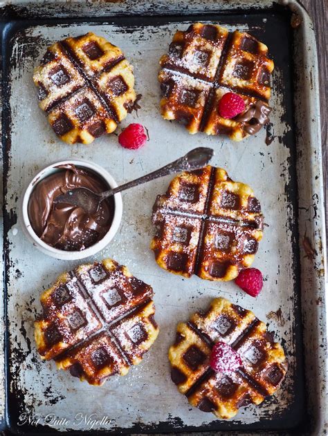 Liege Waffles With Nutella The Nutella Road Trip Not Quite Nigella