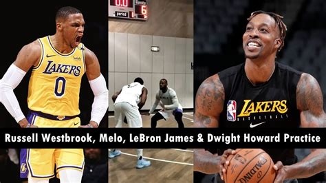 Lebron James Russell Westbrook Carmelo Anthony And Dwight Howard First