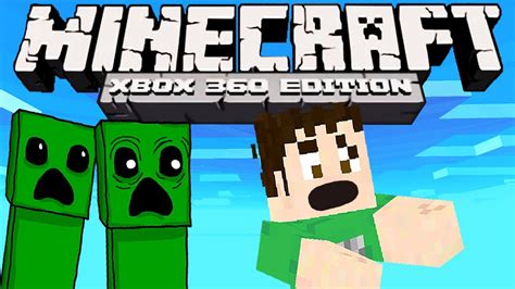 Minecraft Xbox 360 Creeper Attack Youtube