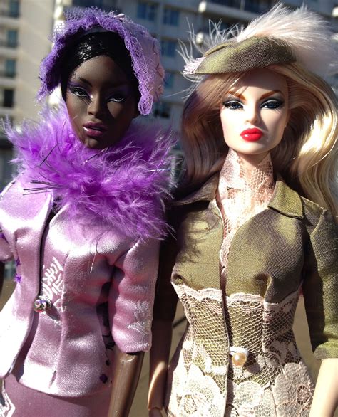 Suits Me Fine Silk Suits Modeled By Integrity Toys Adele And Eugenia
