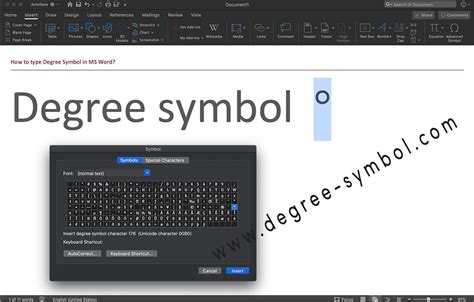 The tips for making this degree symbol apply to all versions of microsoft word starting from 2007, 2010, 2013, and 2016. How to type Degree Symbol in MS Word?