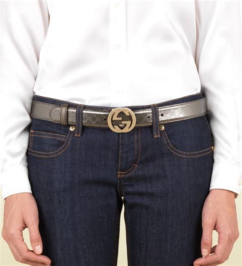High to low nearest first. Lyst - Gucci Belt with Interlocking G Buckle in Blue