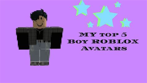 My Top 5 Boy Roblox Avatars Aesthetic And Edgy Youtube