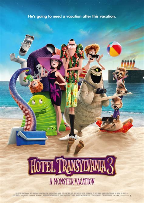 View hd trailers and videos for hotel transylvania 3: Movie Hotel Transylvania 3: A Monster Vacation - Cineman