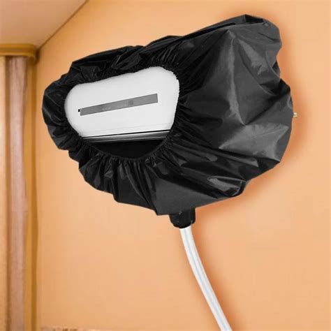 Air Conditioner Waterproof Cleaning Cover Dust Washing Clean Protector Bag With Drain Hose For