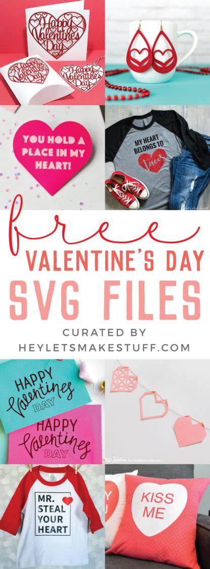Free SVG Files for Valentine's Day - Hey, Let's Make Stuff