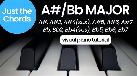 Abb Major Chords Bb Bb2 Bb4sus Bb5 Bb6 Bb7 Piano Tutorial