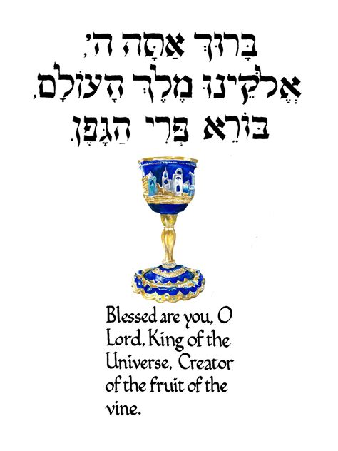 Shabbat Blessings Printable